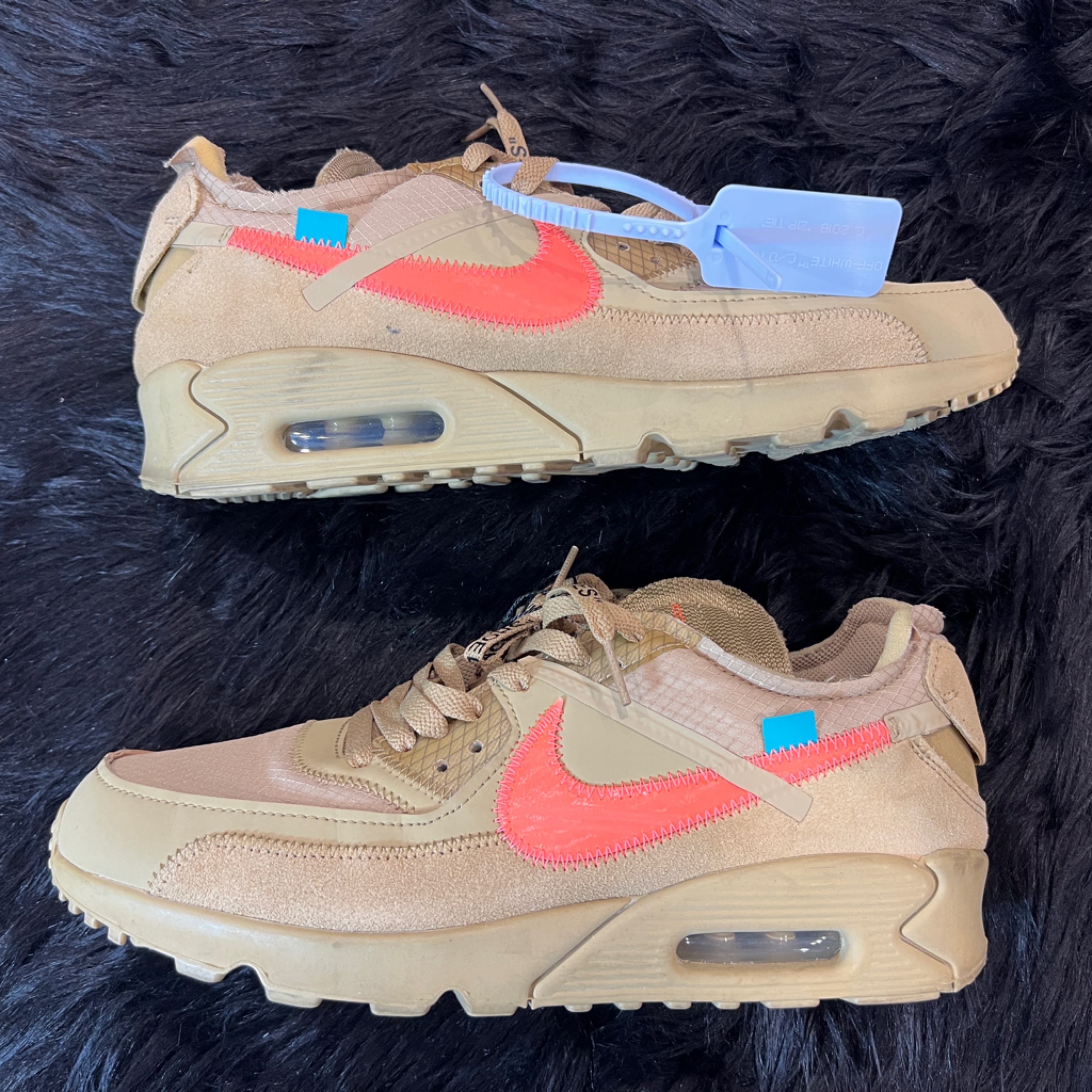 Nike Air Max 90 X Offwhite | Desert Ore | Size 10.5m | Guc